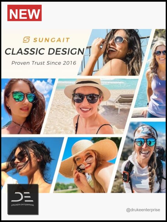 Vintage Round Sunglasses with Polarized UV400 Lenses, Lightweight Composite main image 5